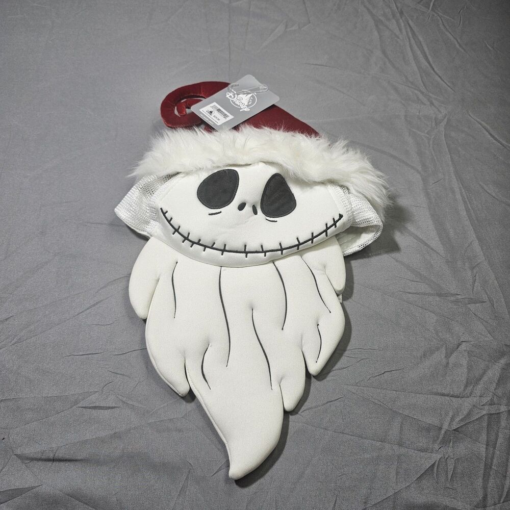 2024 Disney Parks Nightmare Before Christmas Jack Santa Claus Baseball Hat New🎃